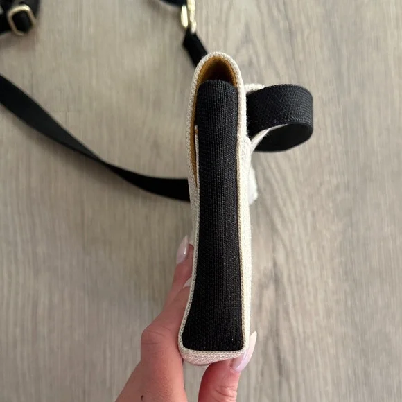 Rothy's Cream and Black Belt Bag - Picture 3 of 9